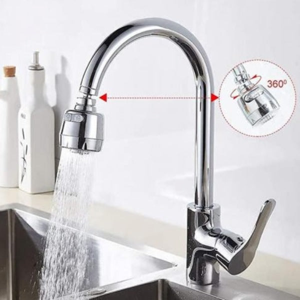 Brise jet 2 positions flexible faucet sprayer Swivels 360° for Easy  Cleaning and Two Spray Settings 