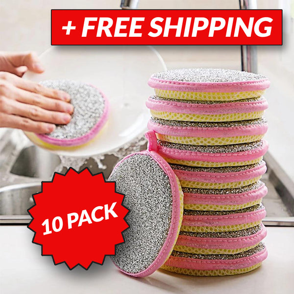 ScrubSaviour™ - Double Sided Cleaning Sponges (10 Pack)